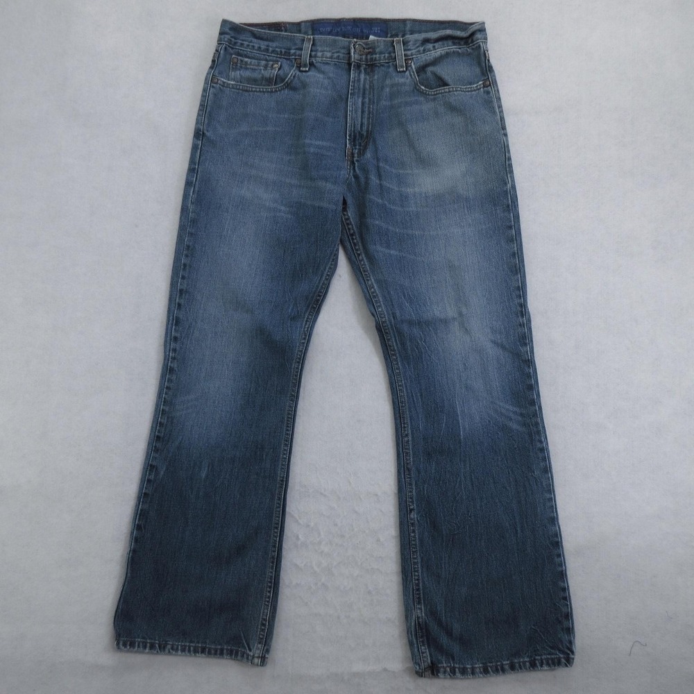 Levi's 527 Jeans Mens 34x31 (Tag34x30) Low Boot Cut Slim Blue Denim Mexico